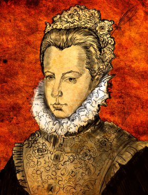 Katharina Michaela Savoyen (Habsburg), İspanya İnfantası, veya Catalina Micaela de Saboya (de Habsburgo), Savoy Düşesi 