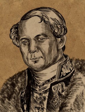 Henri Louis Auguste Ricard de Montferrand. Rusya 'da yaşamış ve çalışmış Fransız asıllı bir mimar. St. Isaac Katedrali ve St. Petersburg 'daki Alexander Sütunu' nun yaratıcısı..
