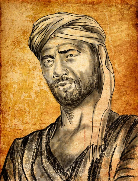 Shams Din Dawoodi Maqdisi Levantine Islamic Scholar Poet Notable Early — Stock Photo, Image