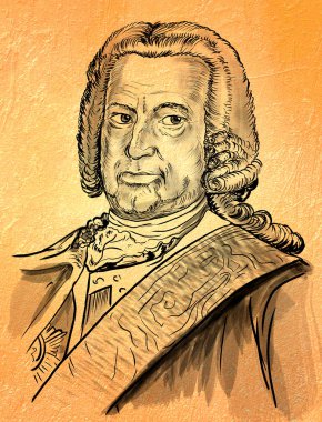 Ernst Johann von Biron 1740 yılında Courland ve Semigallia Dükü ve kısa bir süre Rus İmparatorluğu naibiydi.