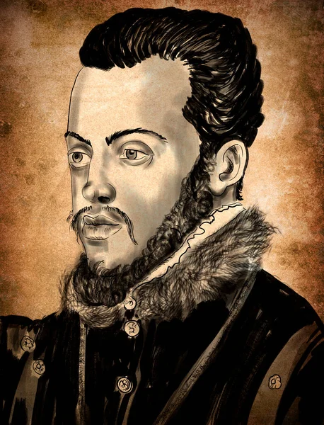 Fülöp Más Néven Prudent Fülöp Spanyol Felipe Prudente 1556 Tól — Stock Fotó