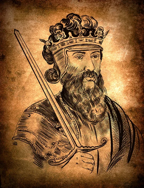 Edward Iii Also Known Edward Windsor His Accession King England — Foto Stock