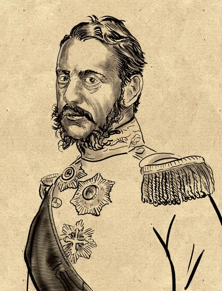 Alexandru Ioan Cuza统一罗马尼亚的第一任王子 国家农村改革和农民解放的缔造者 — 图库照片