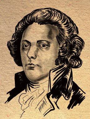 Fabre d 'glantine Fransız oyuncu, dramatist, şair ve politikacı..