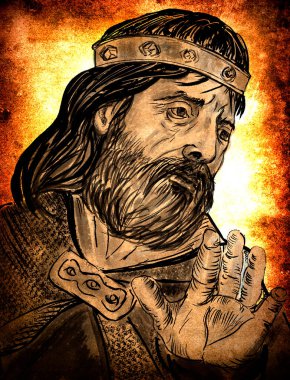 Hezekiah, Hebrew izqiyya, Greek Ezekias, son of Ahaz, and the 13th successor of David as king of Judah at Jerusalem. clipart