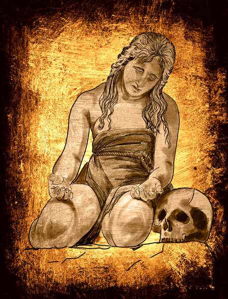 Mary Magdalene is the first among the women following Jesus to proclaim Him as having overcome death. She is the first to announce the joyful message of Easter.