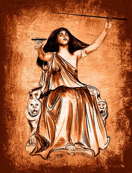 Circe Грецькій Легенді Або Kirkh Чаклунка Дочка Геліоса Бог Сонця — стокове фото