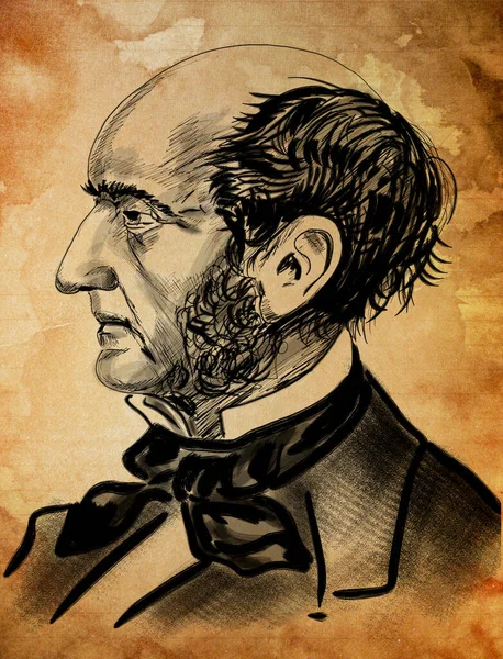 John Stuart Mill May 1806 May 1873 English Philosopher Political — Foto de Stock