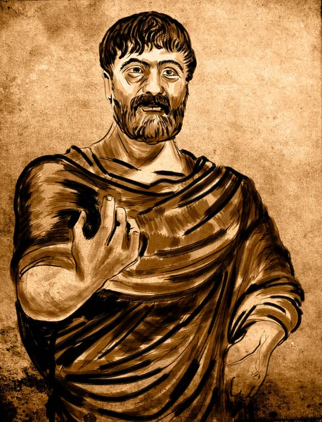 Flavius Orestes Roman Military Leader Father Last Emperor Western Roman — Stockfoto