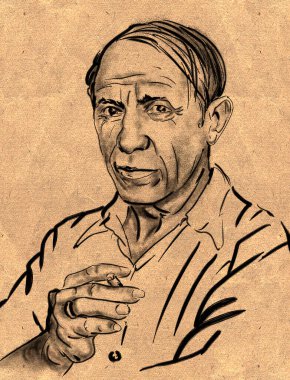 Pablo Ruiz Picasso (25 October 1881  8 April 1973) was a Spanish painter, sculptor, printmaker, ceramicist and theatre designer clipart
