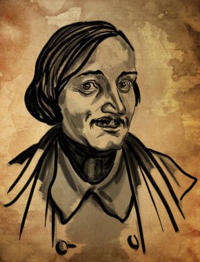Nikolay Gogol, 19. yüzyılın ilk büyük Ukrayna ve Rus romanının yazarı.