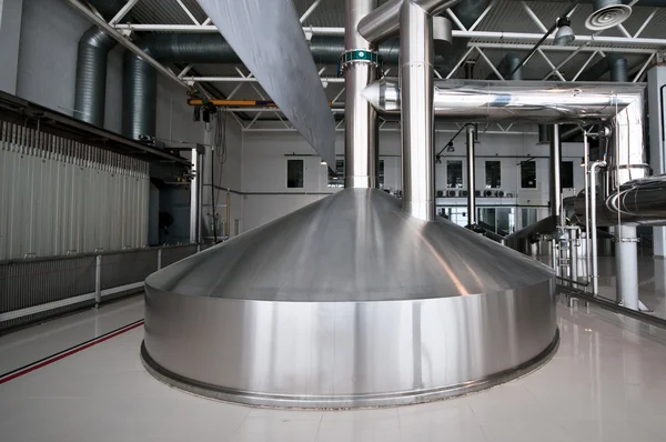 Brewhouse of the brewing plant — Stock Photo, Image