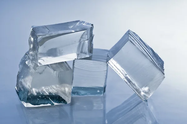 Cubos de hielo primer plano — Foto de Stock