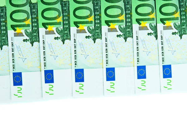 One hundred euro banknotes — Stock Photo, Image
