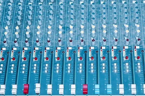 Sound mixing console — Stock Photo, Image