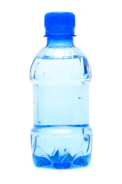 Beyaz arka planda plastik şişe — Stok fotoğraf