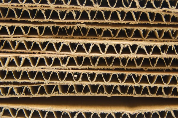 Stack of corrugate cardboard — Stock Photo, Image