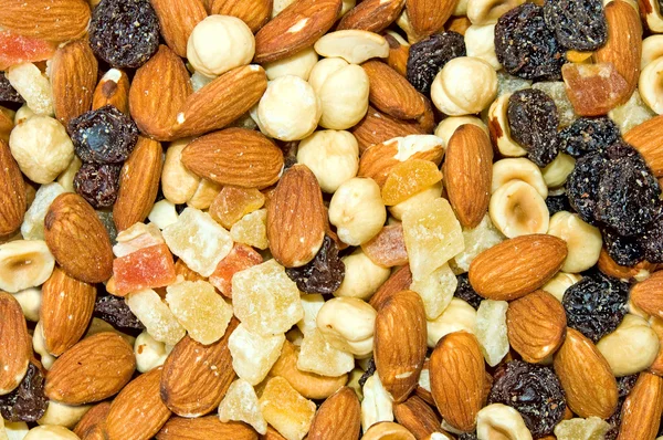 Nuts background — Stock Photo, Image