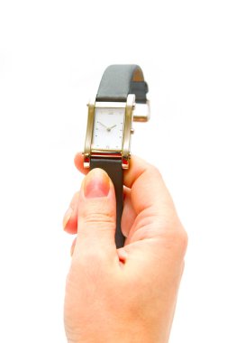 beyaz zemin üzerine el izle