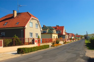 bir çek kırsal evlerde