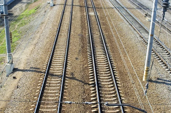 Järnvägsspår — Stockfoto
