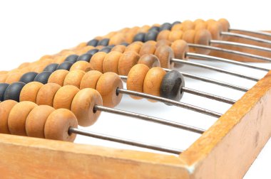 eski ahşap abacus portre