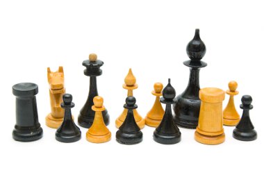 Beyaz satranç figürleri