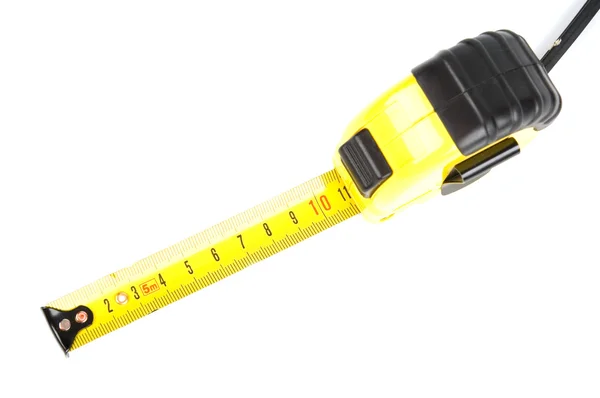 Yellow measurement on white background — Stock Photo, Image