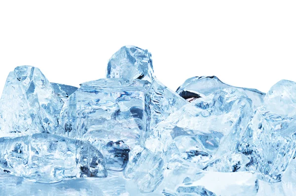 青い氷のクローズ アップ — ストック写真