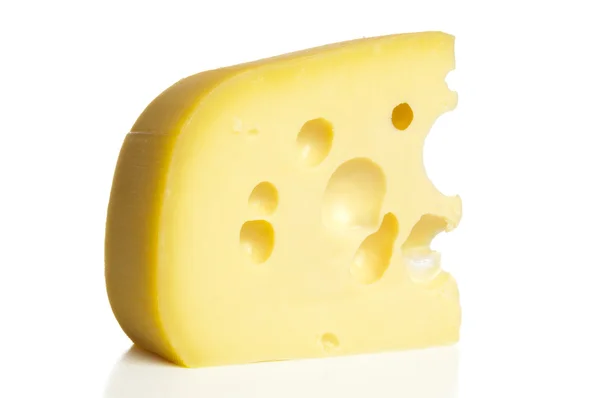 Cheese piece closeup — Stock Photo, Image