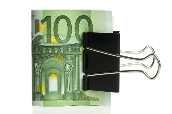 Euro banknotes closeup — Stock Photo, Image