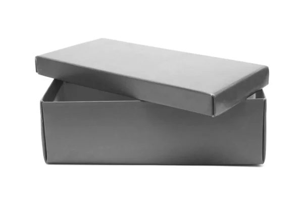 Krabici od bot na bílém pozadí — Stock fotografie