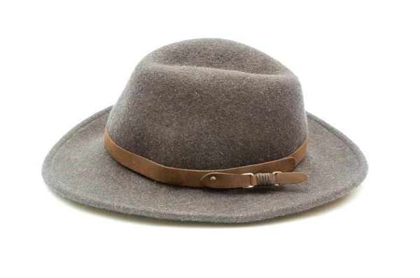 Şık gri şapka — Stok fotoğraf