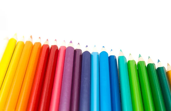 Crayons de couleur gros plan — Photo