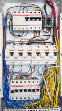 Sigortalar ve Kontaktörler elektrik paneli