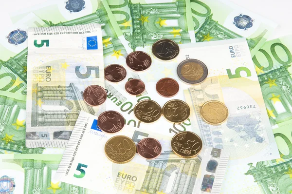 Cash euro närbild — Stockfoto