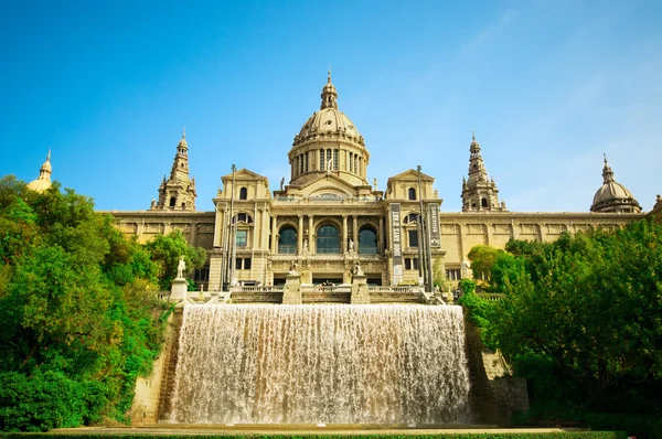 Barcelona, Hiszpania -cze 10, 2014: Muzeum Narodowego Kataloński visu — Zdjęcie stockowe