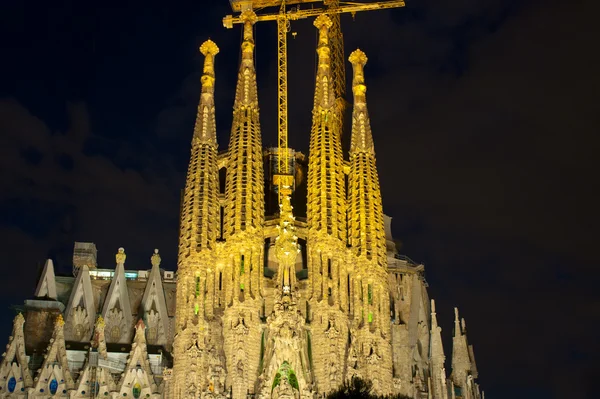 BARCELONA, SPAIN - JUNE 19,2014: The Basilica of La Sagrada Fami — Stock Photo, Image