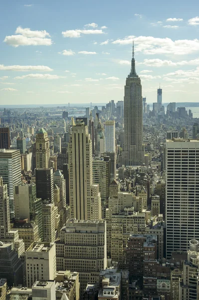 Manhattan - světové finanční centrum — Stock fotografie