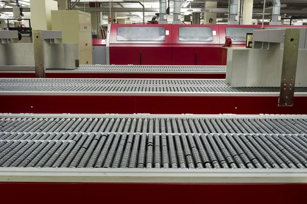 Conveyor Belt in Printing House — Stock Photo, Image