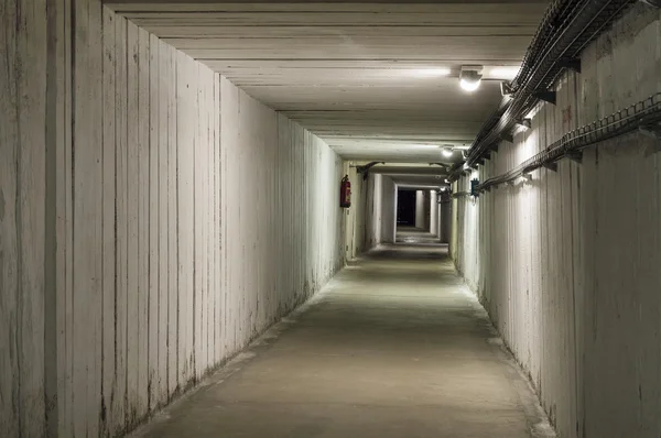 Tunnel souterrain dans la mine de sel — Photo