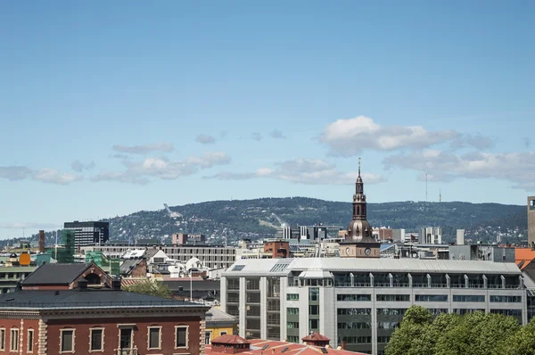 Panorama över oslo — Stockfoto