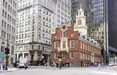 Old State House in Boston clipart