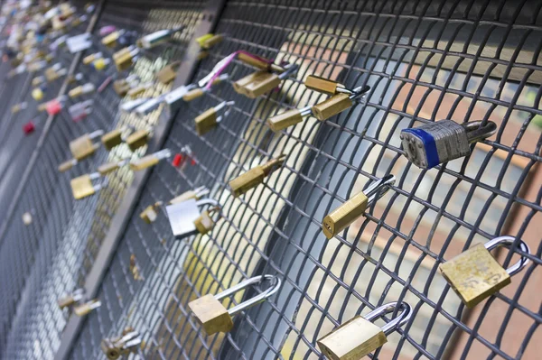 Love padlocks — Stock Photo, Image