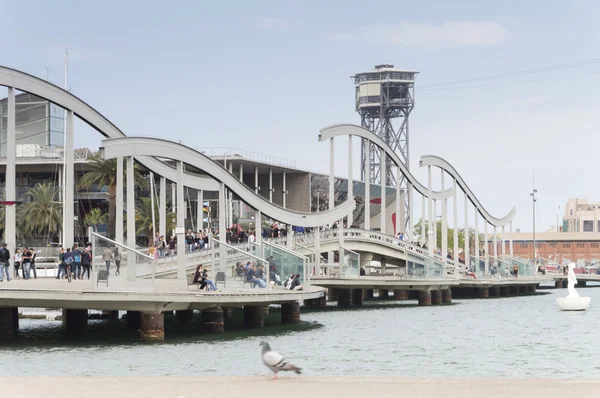 Port Vell en Barcelona —  Fotos de Stock