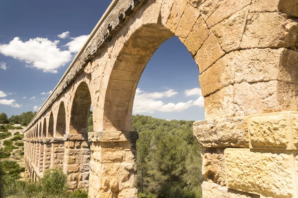 Ancient Roman Aqueduct in Spain, Europe — Stock Photo, Image