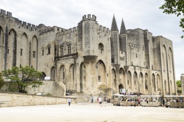 Cathedral Notre-Dame des Doms in Avignon, France clipart