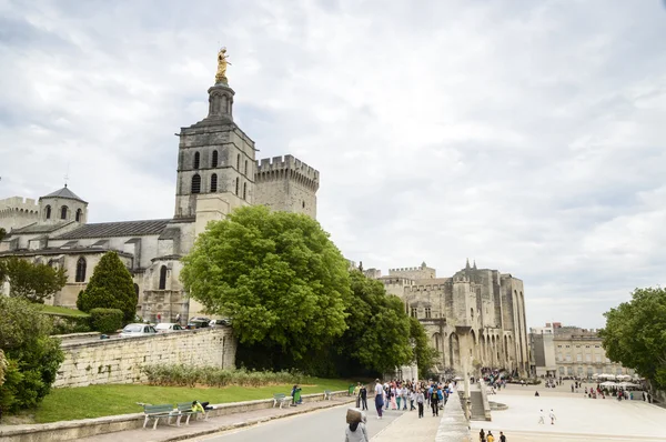 Cattedrale di Notre-Dame des Doms ad Avignone, Francia — Foto Stock