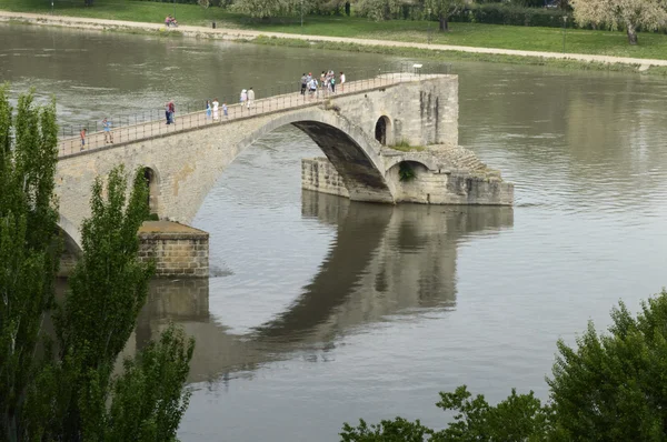 Famous bridge in Avignon, France — Stock Photo, Image