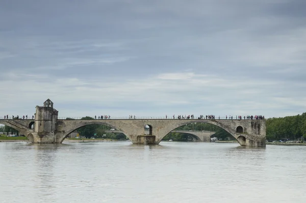 Famous bridge in Avignon, France — Stock Photo, Image